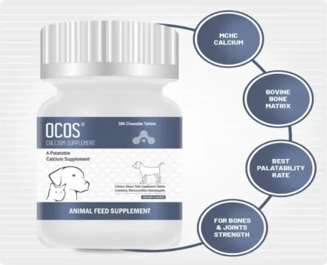 Aranex Ocos Calcium Supplement Tablet, 30 Tablets at ithinkpets.com (2)