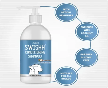 Aranex Swishh Conditioning Shampoo, 250 ML at ithinkpets.com (2)