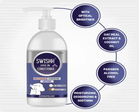 Aranex Swishh Leave On Conditioner, 250 ML at ithinkpets.com (2)