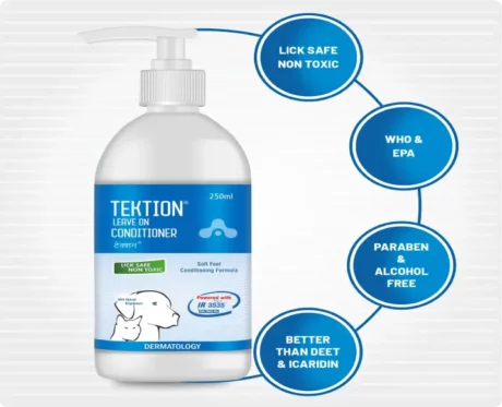 Aranex Tektion Leave On Conditioner, 250 ML at ithinkpets.com (2)