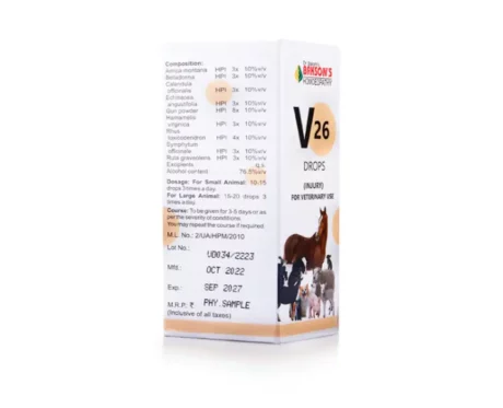 Bakson Veterinary V26 Injury Drops, 30 ML at ithinkpets.com (2)