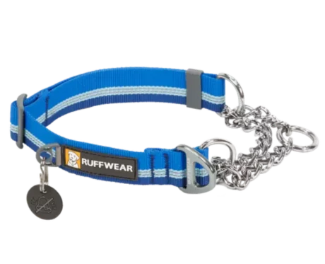 Ruffwear Chain Reaction Martingale Blue Pool,Dog Collar at ithikpets