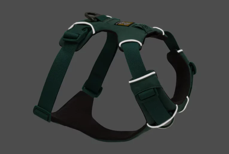 Ruffwear Front Range Dog Harness River Rock Green At ithinkpets (5)