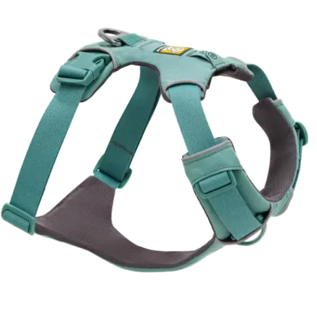 Ruffwear Front Range Dog Harness River Rock Green At ithinkpets.com