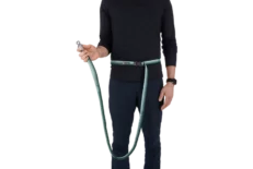 Ruffwear Roamer Bungee Leash River Rock Green at ithinkpets