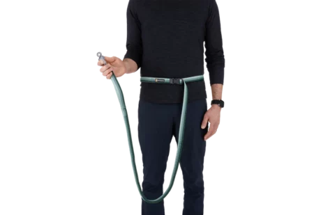 Ruffwear Roamer Bungee Leash River Rock Green at ithinkpets