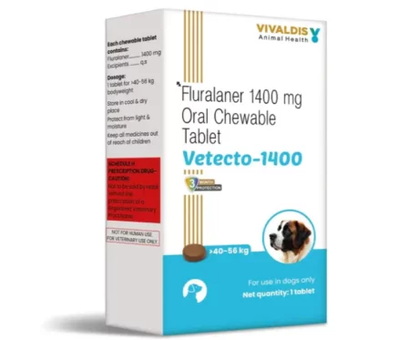 Vivaldis Vetecto 1400 for 40-56 KG Dogs,1 Chewable Tab at ithinkpets.com (2)