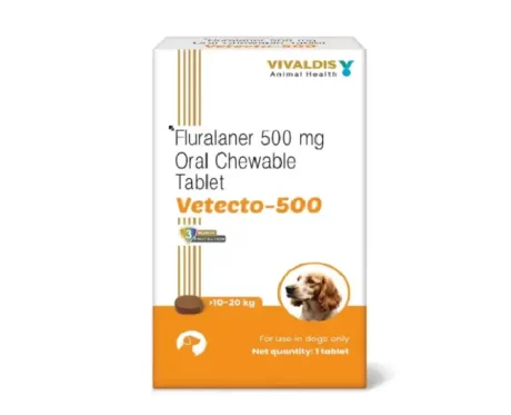 Vivaldis Vetecto 500 for 10 - 20 KG Dogs,1 Chewable Tab at ithinkpets.com (1) (1)