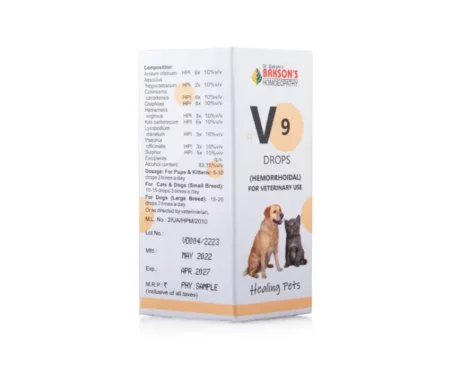 Bakson Veterinary V9 Hemorrhoidal Drops, 30 ML at ithinkpets.com (9)