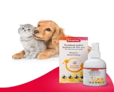 Beaphar Wound Solution 10% for Pets, 125 ML at ithinkpets.com (2)