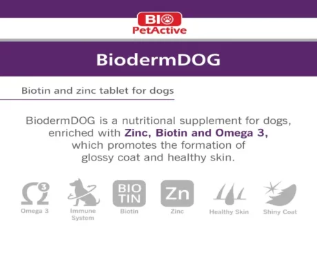 Bio PetActive Bio Derm Tablets for Skin & Coat for Dogs, 75 Tablets at ithinkpets.com (2)