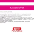 Bio PetActive Glucochond for Hip & Joint Support in Dogs, 60 Tablets