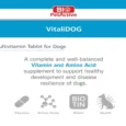 Bio PetActive Vitali Dog, Multi Vitamins For Puppy & Dogs, 75 Tablets