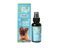 Cure By Design 100mg CBD Pain Hemp Spray for Dogs, 50 ML at ithinkpets.com (1) (1)