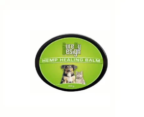 Cure By Design Hemp Healing Balm for Dogs and Cats, 30 Gms at ithinkpets.com (1) (1)