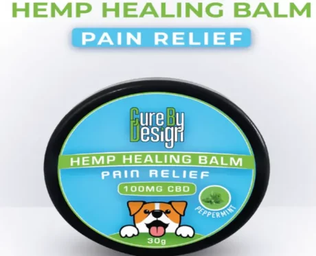 Cure By Design Pain Relief Hemp Healing Balm for Dogs and Cats, 100 MG CBD at ithinkpets.com (1) (2)