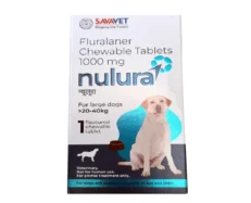 Savavet Nulura Tick & Flea Tablet for Large Dogs, for Wt 20 to 40 KG at ithinkpets.com (1) (1)