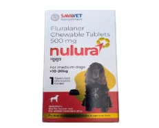 Savavet Nulura Tick & Flea Tablet for Medium Dogs, for Wt 10 to 20 kg at ithinkpets.com (1) (1)