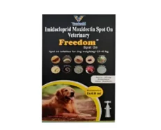 Venkys Freedom Tick & Flea Spot On for Dogs, 4 ML (For Wt 25-40 kg) at ithinkpets.com (1) (1)