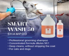 Chris Christensen Smartwash50 Hypoallergenic Ultra Concentrated Dog Shampoo, 473 ML at ithinkpets.com (2)