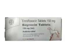 Elanco Bayrocin 150 Mg Tablets, Enrofloxacin for Dogs at ithinkpets.com (1) (1)