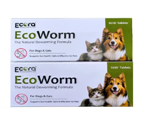 MPS Ecoworm Natural Deworming Tablet for Dogs & Cats, 10 tabs at ithinkpets.com (1) (1)