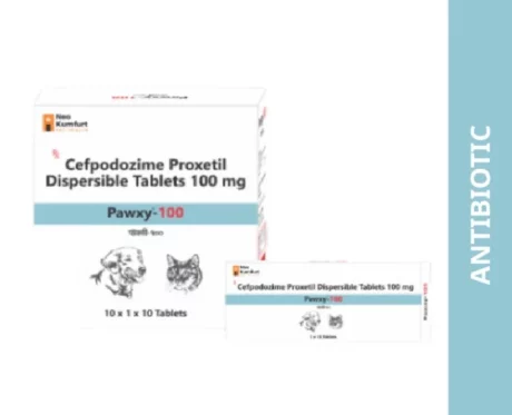 Neo Kumfurt Pawxy 100 Mg Tablet for (Cefpodoxime Proxetil) Dogs and Cats at ithinkpets.com (1) (2)