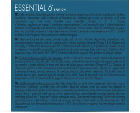 Savavet Dermoscent Essential 6 Spot On Cats, 0.6ml x 4 Pipette at ithinkpets.com (2)