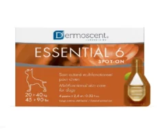 Savavet Dermoscent Essential 6 Spot On for Dogs 20 to 40kg, 2.4 ML X 4 Pipette at ithinkpets.com (1) (1)