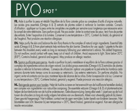 Savavet Dermoscent Pyospot for Dogs 0 to 10kg, 0.64 ML x 4 Pipette at ithinkpets.com (2)
