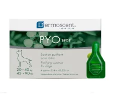 Savavet Dermoscent Pyospot for Dogs 20 to 40kg, 2.4 ML x 4 Pipette at ithinkpets.com (1) (1)