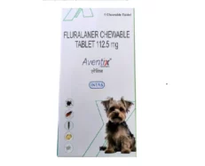 Intas Aventix 112.5 Mg Chewable Tick & Flea, Fluralaner Tablets for Dogs , 2 kg to 4.5 Kg a ithinkpets.com