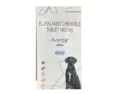 Intas Aventix 1400 Mg Chewable Tick & Flea, Fluralaner Tablets for Dogs, 40 to 50 Kg at ithinkpets.com