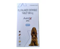 Intas Aventix 500 Mg Chewable Tick & Flea, Fluralaner Tablets for Dogs , 10 to 20 Kg at ithinkpets.com