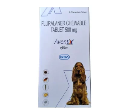 Intas Aventix 500 Mg Chewable Tick & Flea, Fluralaner Tablets for Dogs , 10 to 20 Kg at ithinkpets.com