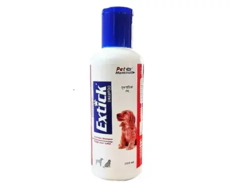 Mankind Extick Shampoo for Dogs and Cats, 200 ML at ithinkpets (1)