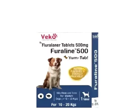 Veko Furaline Fluralaner 500mg Chewable Tick & Flea Tablets for Dogs, 10 to 20 Kg at ithinkpets.com