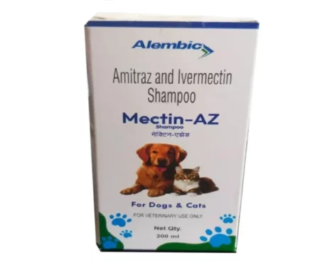 Alembic Mectin Az (Ivermectin & Amitraz) Shampoo for Dogs and Cats, 200 ML at ithinkpets.com (1) (1)