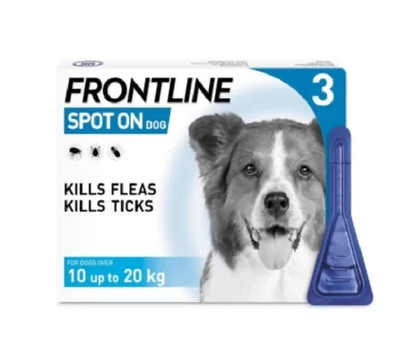 Boehringer Ingelheim Frontline Plus Medium Tick & Flea Spot On for Dogs 10-20 KG, 2.68 ML at ithinkpets.com (1) (1)