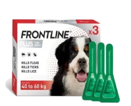 Boehringer Ingelheim Frontline Plus XL Tick & Flea Spot On for Dogs 40-60 KG, 2.02 ML at ithinkpets.com (1) (1)