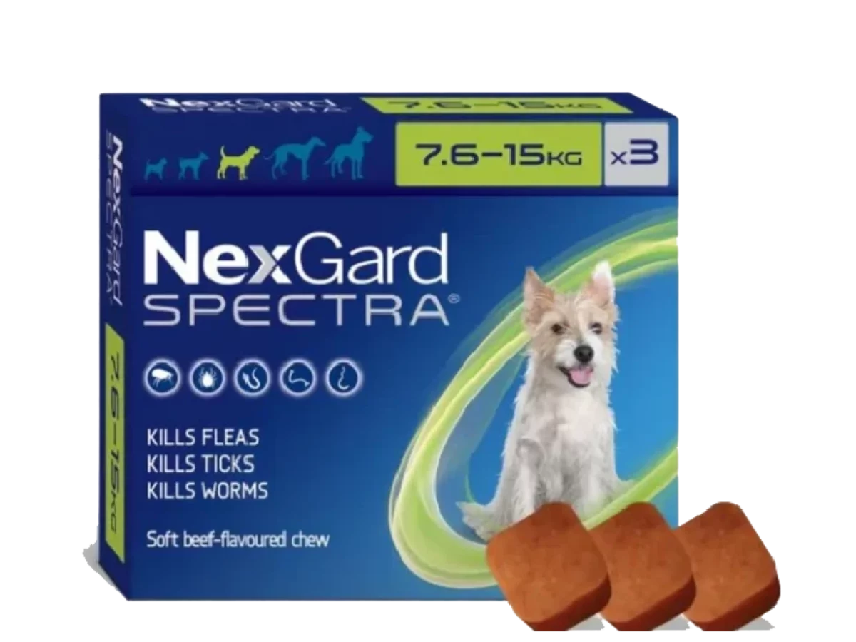 Nexgard Spectra All In One Flea And Worm Tablets For Dogs NexGard