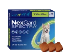 NexGard Spectra Medium for Flea,Tick & Heartworm Protection for Dogs, 7.5-15 KG at ithinkpets.com (1) (2)