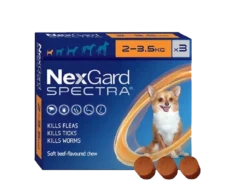 NexGard Spectra Small for Flea, Tick & Heartworm Protection for Dogs, 2-3.5 KG at ithinkpets.com (1)