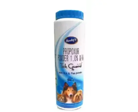 Venkys Tick Guard (Propoxur) Powder for Dogs & Cats, 100 GM at ithinkpets.com (1) (2)