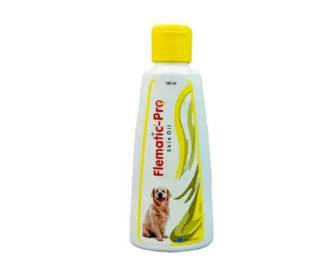 TTK Flematic Pro Herbal Skin Massage Oil for Dogs, 180 ML at ithinkpets.com (1) (1)