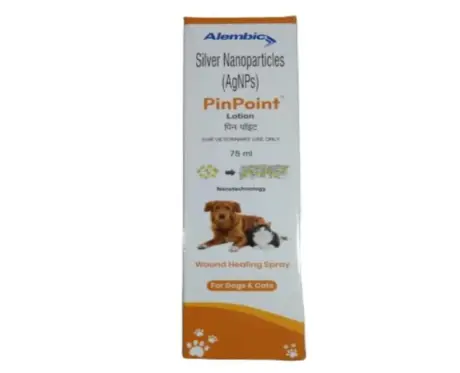 Alembic Pinpoint Spray Wound Healing for Dogs And Cats, 75 ML at ithinkpets.com (1)