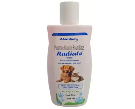 Alembic Radiate Anti Dandruff Shampoo for Dogs and Cats, 200 ML at ithinkpets.com (1)