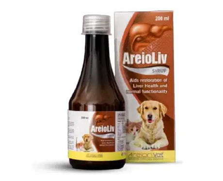 Areion Vet Areioliv Syrup (Liver Tonic) for Dogs and Cats, 200 ML at ithinkpets.com (1) (1)