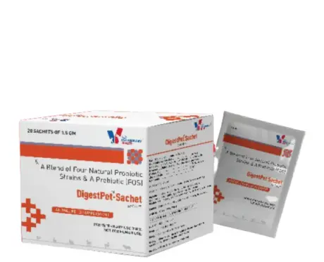 Drools DigestPet Sachet (probiotic & prebiotic) Digestive Health for Dogs & Cats, 20 Sachets atIthinkpets.com