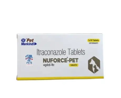 Mankind Nuforce Pet Tablets (Itraconazole) for Dogs and Cats, 10 Tablets at ithinkpets.com (1) (1)